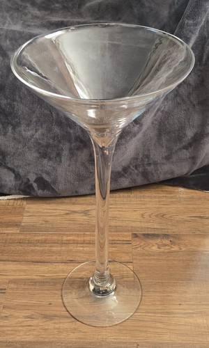 Giant 60cm tall clear glass - clear,