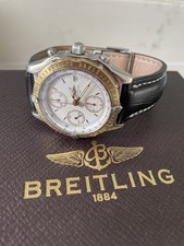 Breitling Chronomat 18ct gold & chrome Men's Watch - D13048
