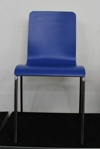 Laminate café chair blue - laminate,