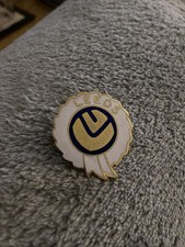 Leeds United Rosette Enamel