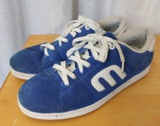 Etnies Mens Santiago 2010 Skate Shoes Blue Uk Sz  8 Graat Condition For Age