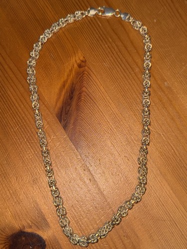 Solid silver byzantine - silver,
