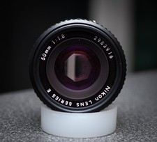 Nikon 50mm F1.8 Series E Ais manual focus Prime lens & Nikon L1Bc 52mm Filter