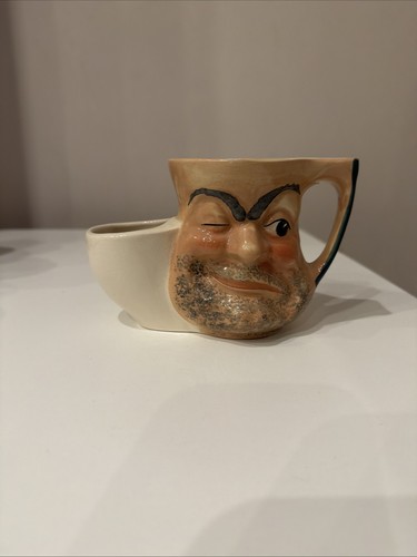 Vintage shaving mug with - vintage,