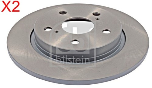 Febi x2pcs rear brake - brake, for