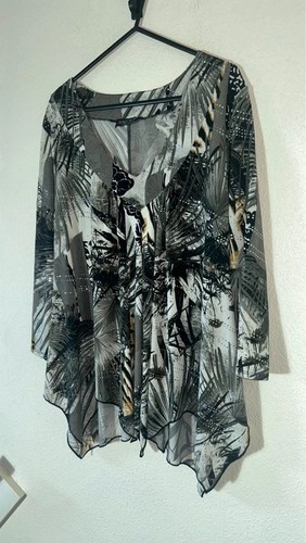 Saloos glitter palm leaf print - saloos,