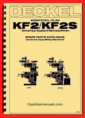 Deckel kf2 kf2s universal - deckel,