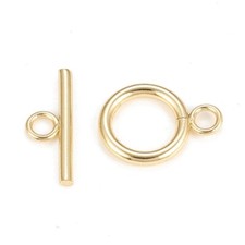 Toggle Clasps - 18K Gold