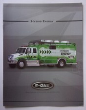 E-ONE Hybrid Energy Vehicles orig 2007 USA Mkt Sales Brochure - Fire Trucks etc