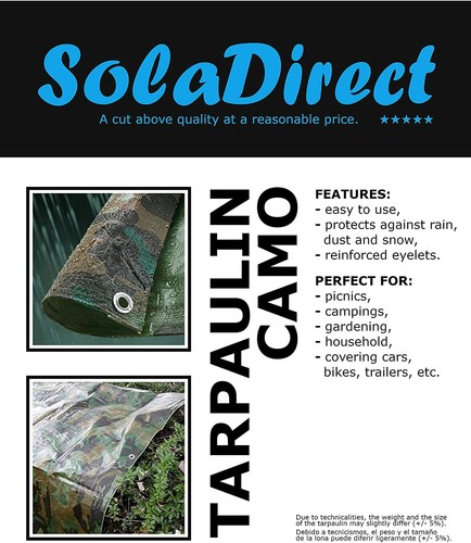 Multi sizes tarpaulin - sizes, regular