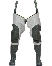 Waterproof Reinforced Knees Thigh Waders Fishing Waders with Wellington Boots