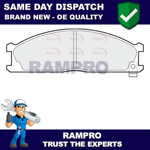 Rampro front brake pads set - front,