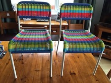 Two IKEA Metal Frame  Child Seats for Children Hardly Used Excellent Condition