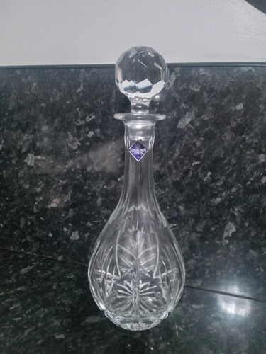 Vintage cut crystal decanter - vintage,