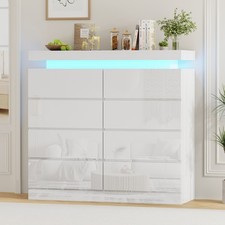 High Gloss Chest of 6 8Drawers
