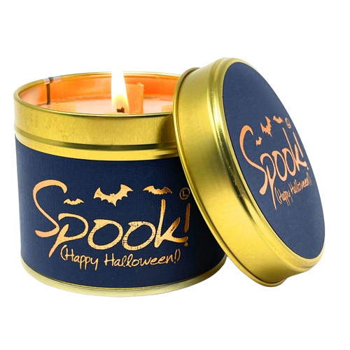 Lily flame scented candle - lily-flame, tin