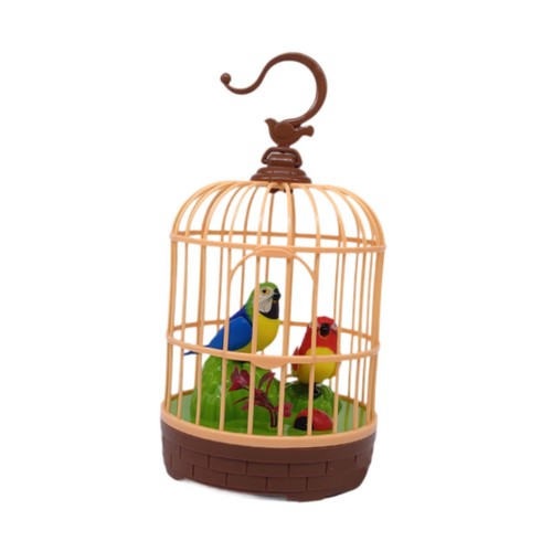 Singing chirping bird cage - chirping, in