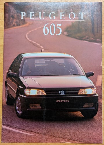 1995 peugeot 605 brochure - peugeot,