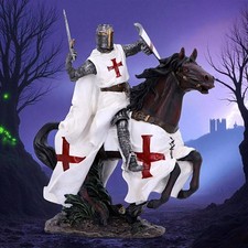 Medieval Templar Knight Statue
