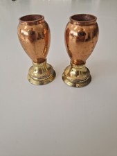 Vintage Pair Of Copper / Brass