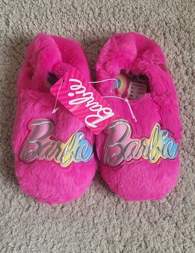 Girls barbie slippers size - barbie,