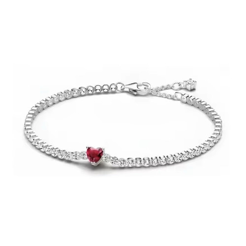 Eternity silver tone tennis - silver,