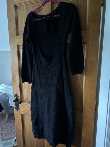 Boohoo black knit dress - , with