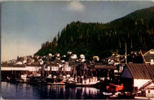 Ketchikan postcard - ketchikan, ak