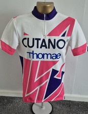 vintage Italian cutano thomae cycling jersey men's size medium used condition 
