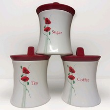 Dunelm poppies ceramic tea - poppies,