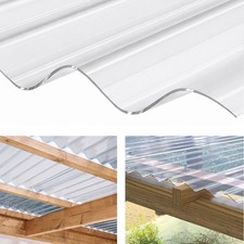 Clear plastic corrugated - clear,