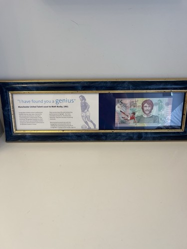 George best framed pound - george,
