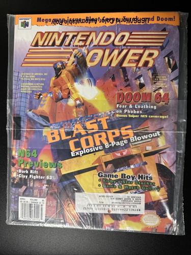 Nintendo power magazine sealed - magazine,