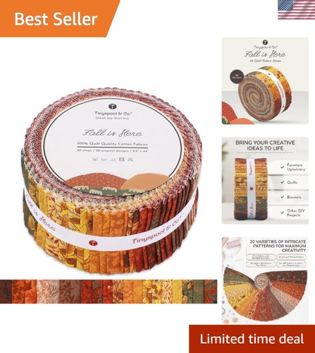Assorted jelly roll fabric - 40,
