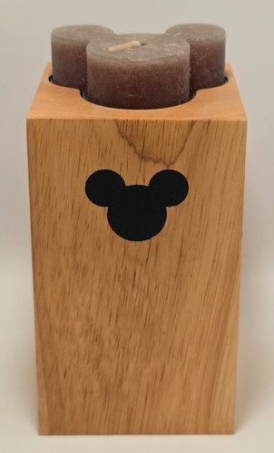 Disney tea light wooden - tea, block