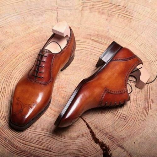 Mens handmade shoes brown - shoes,