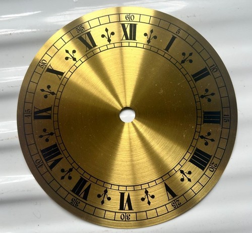 Vintage metal brass clock - clock, dial
