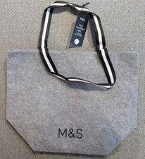 M&S Grey Felt Shopping Tote