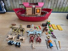 Playmobil Noah’s Ark Play Set – Complete but missing 1 meerkat