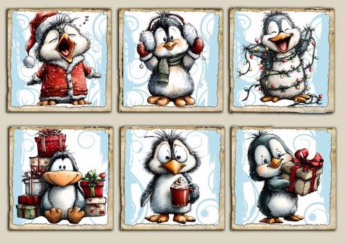 Christmas card toppers - card,
