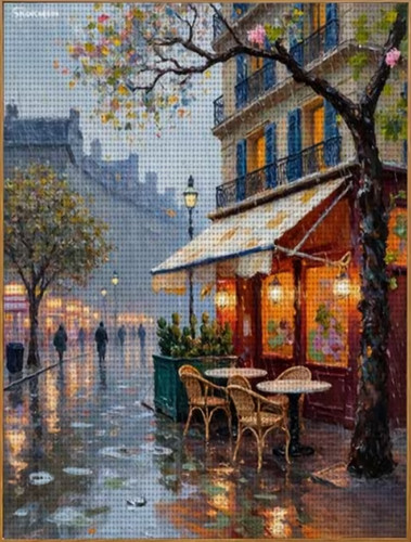 Printed cross stitch kit - 11, ct