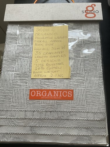 Studio organic fabric sample - studio, g
