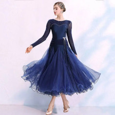 1pcs Ballroom Standard Dance Dress Tango Dress Vintage Waltz Ballroom Costumes