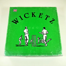 Vintage Wicketz Cricket Boardgame Made In England RDA Marketing 100% Complete