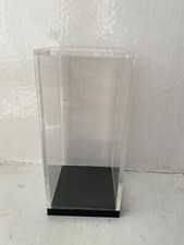 CUSTOM GLASS DISPLAY CASE STAND FOR MINIATURE 3.75" ACTION FIGURES MARVEL DC ETC