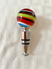 Murano glass bottle stopper -