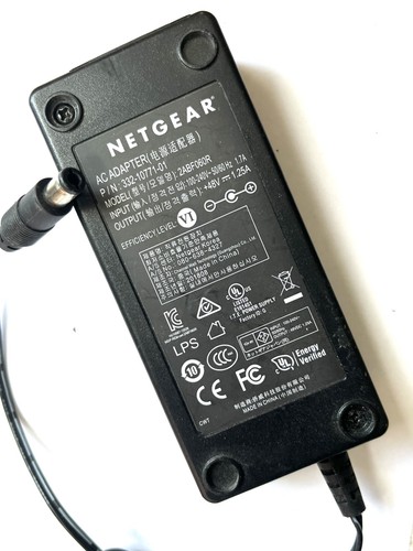 Genuine 48v 25a netgear - 48v, 1.25a
