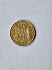 1887 Queen Victoria Gold Half