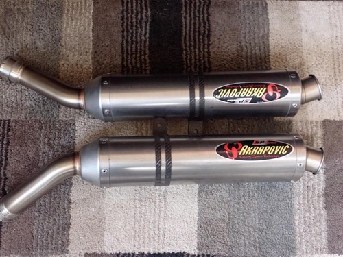 Akrapovic titanium slip - slip, on