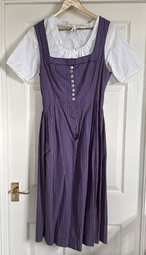 Zechner dirndl dress purple - dirndl,